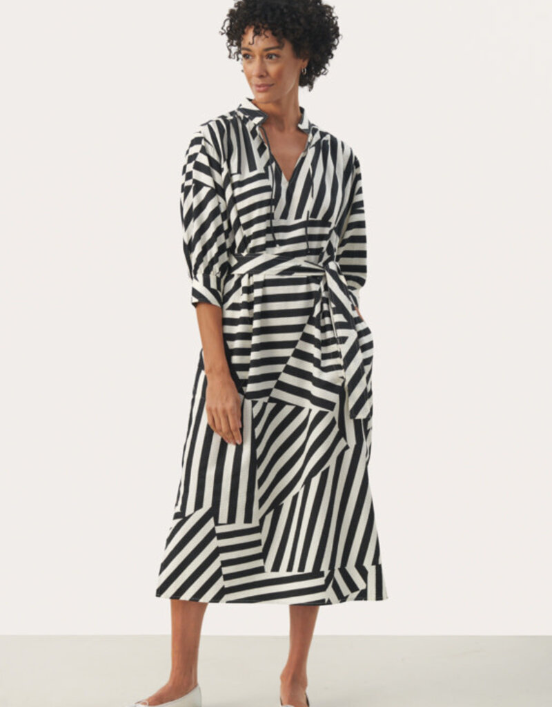 Part Two ENA Deconstructed Stripe Dress