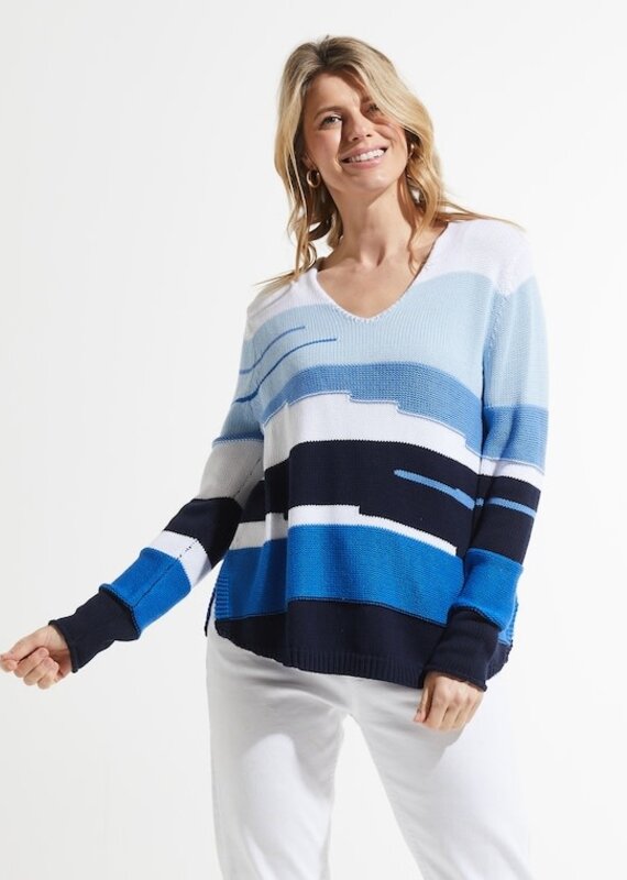 Zaket and Plover CHUNKY COTTON V Sweater
