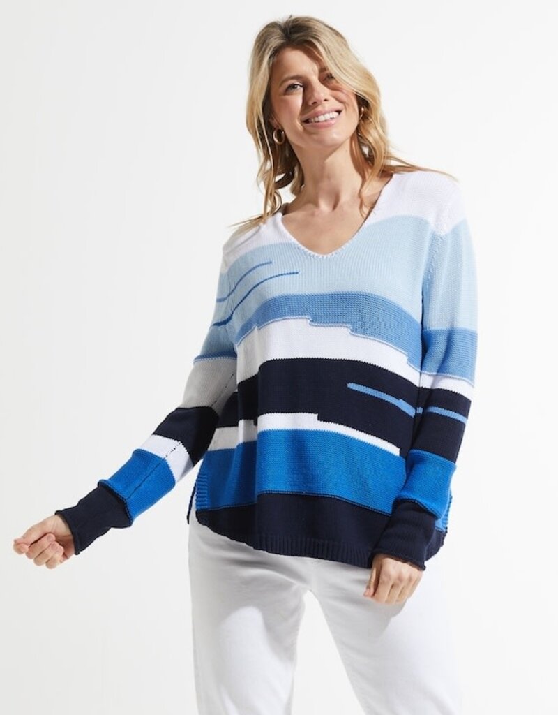 Zaket and Plover CHUNKY COTTON V Sweater