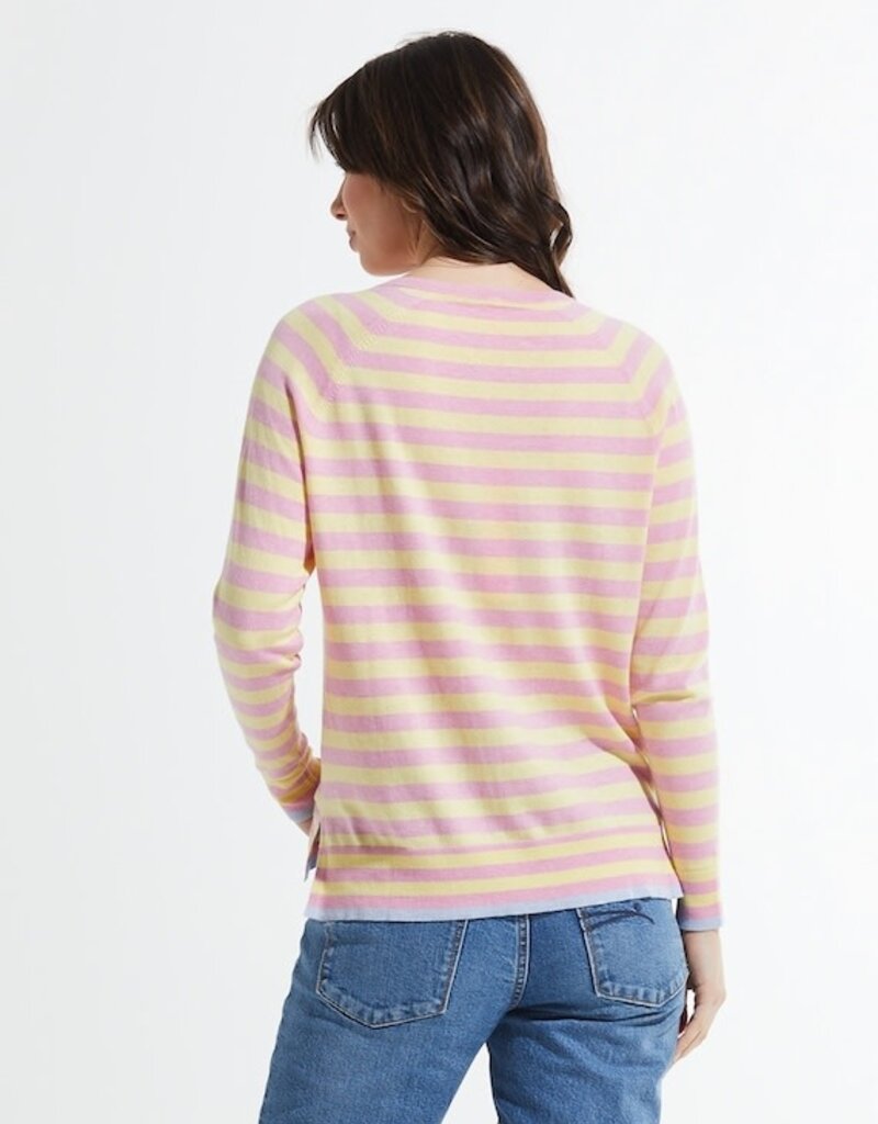 Zaket and Plover STRIPE V Sweater
