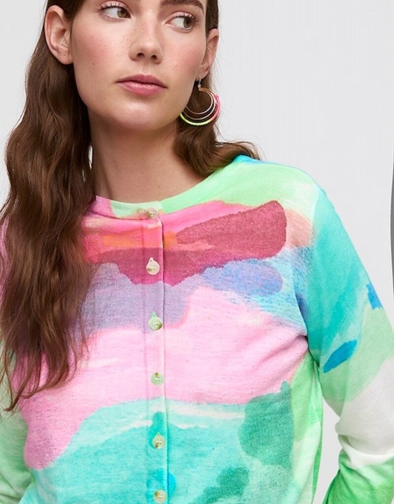 Aldo Martins BONI Watercolour Cardigan