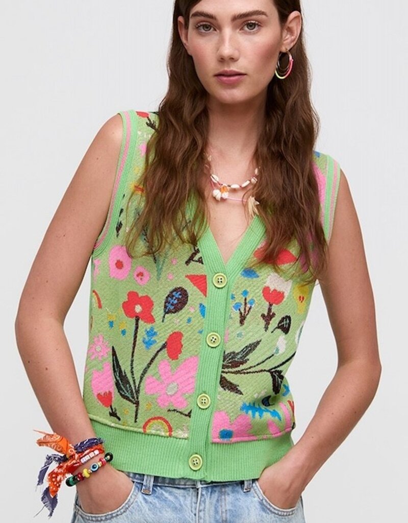 Aldo Martins COCO Floral Knit Vest