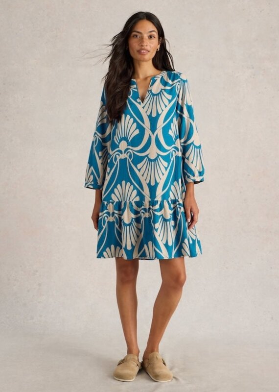 White Stuff OTTO Linen Blend Dress
