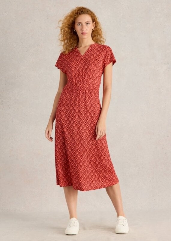 White Stuff ELLIE Linen Jersey Dress