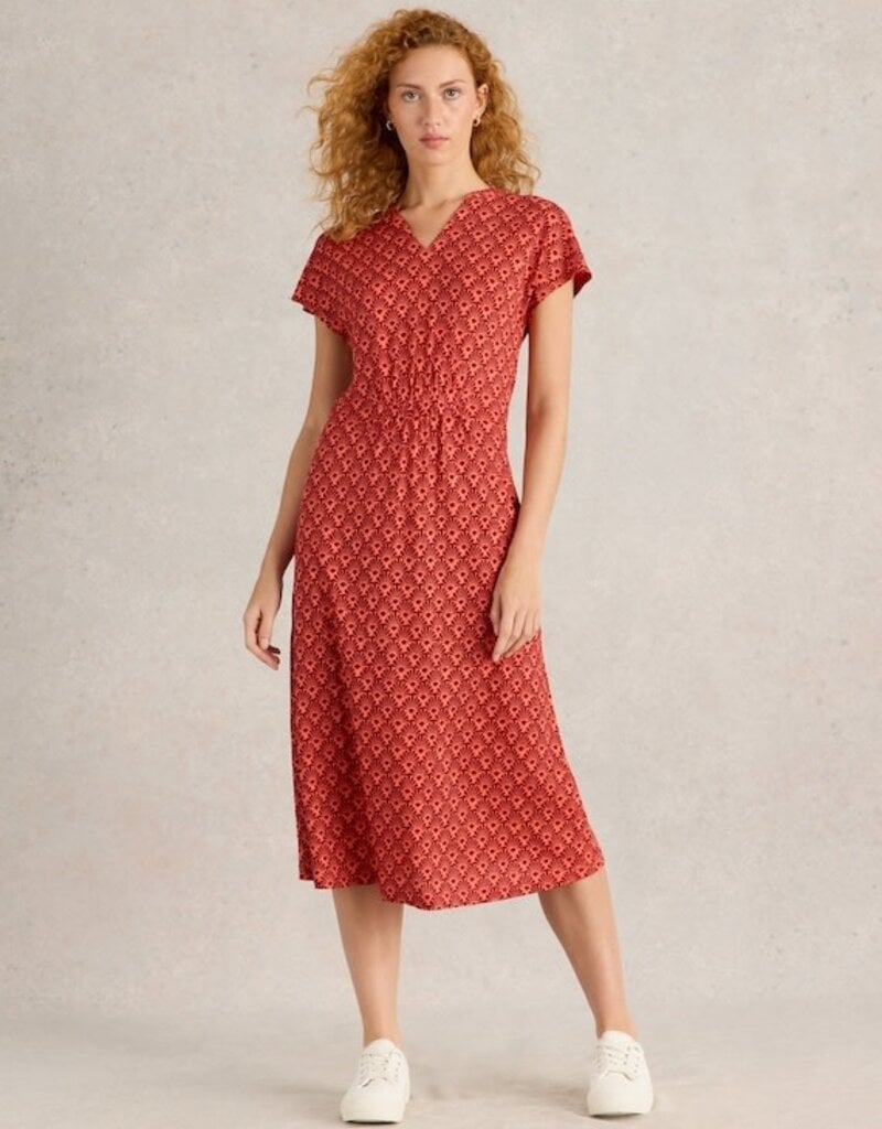 White Stuff ELLIE Linen Jersey Dress