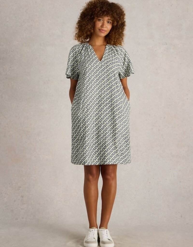 White Stuff LINDSAY Linen Blend Dress