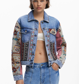 BOHO Embroidered Jean Jacket
