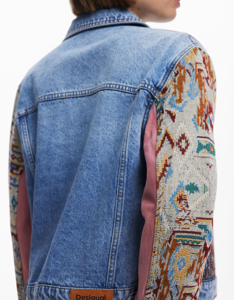 BOHO Embroidered Jean Jacket