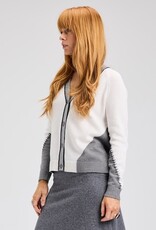 Zaket and Plover PANELLED CARDIGAN