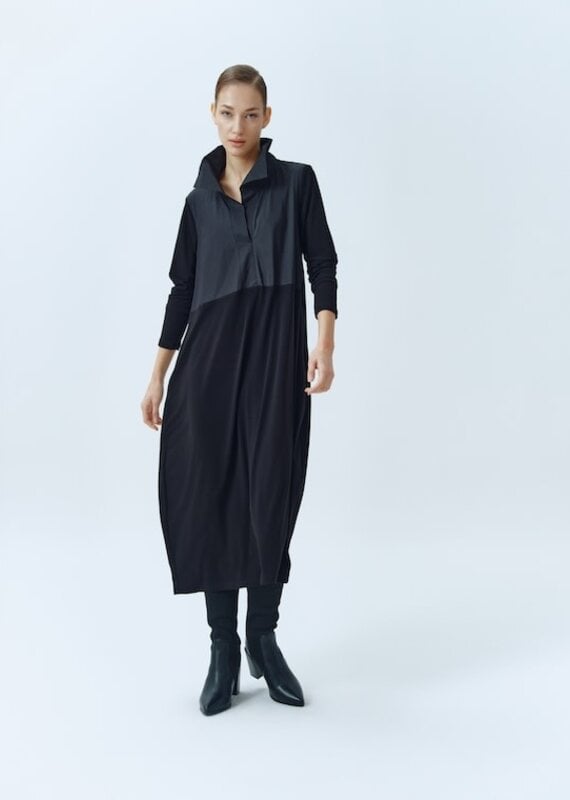 IGOR PEGASUS Jersey Dress W/Tech Collar