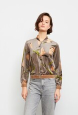 Aldo Martins Velvet Zip Bomber w/Knit Tritone Back