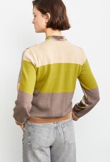 Aldo Martins Velvet Zip Bomber w/Knit Tritone Back