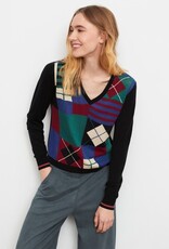 Aldo Martins JAYA Retro Plaid Argyle Sweater