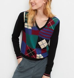 Aldo Martins JAYA Retro Plaid Argyle Sweater