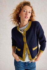White Stuff CHARLOTTE Trim Neck Cardigan