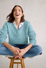 White Stuff TEXTURED V-Neck Sweater