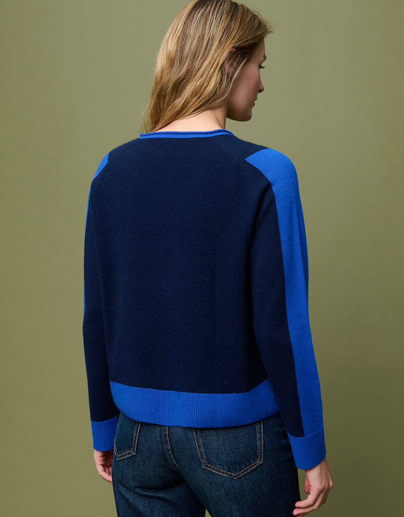 Aldo Martins Fine Merino Two Tone w/ Pocket Detail Sweater