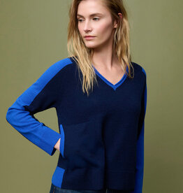 Aldo Martins Fine Merino Two Tone w/ Pocket Detail Sweater