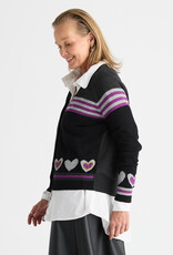 Zaket and Plover ZP Hearts Cardigan