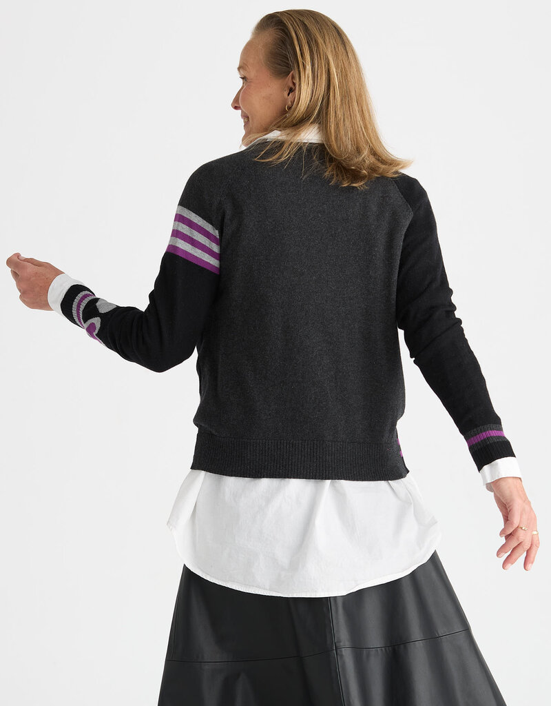 Zaket and Plover ZP Hearts Cardigan