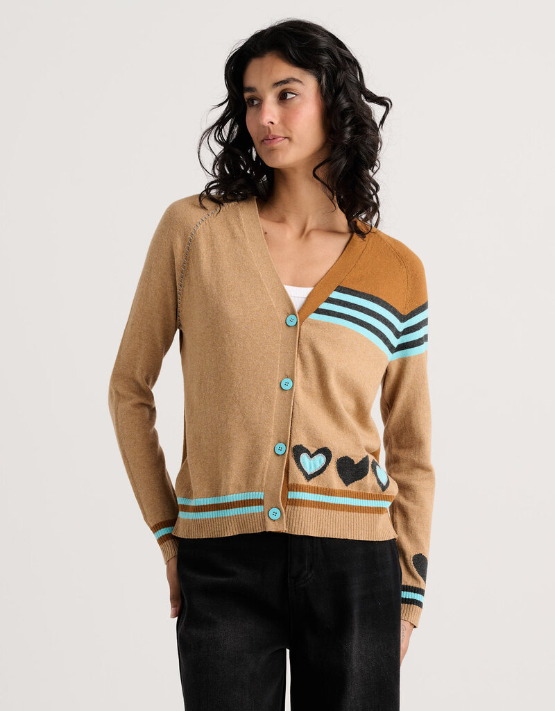 Zaket and Plover ZP Hearts Cardigan