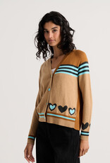 Zaket and Plover ZP Hearts Cardigan