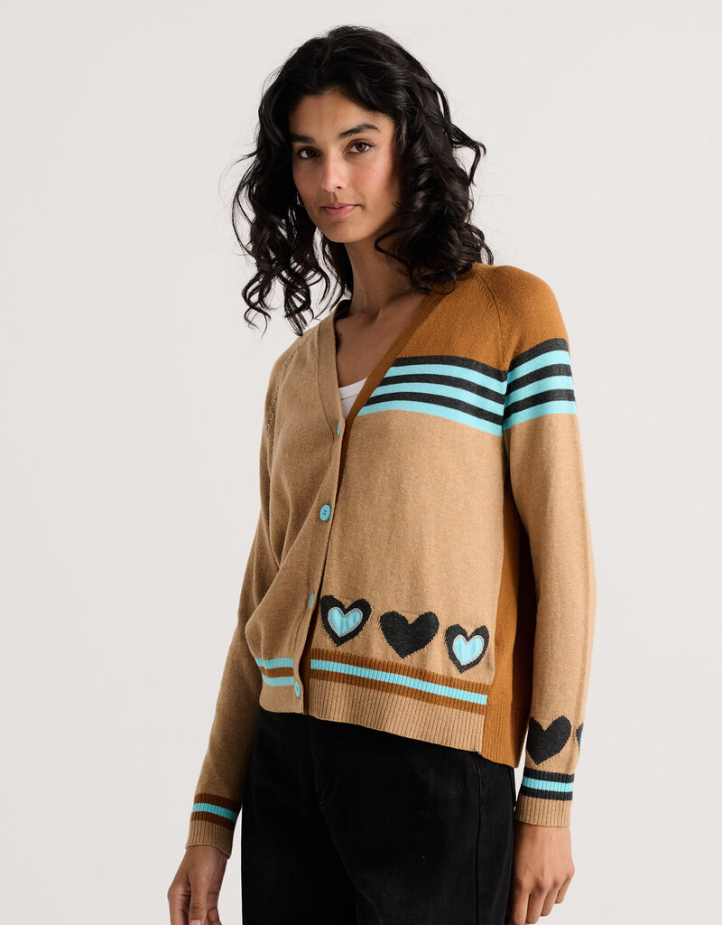 Zaket and Plover ZP Hearts Cardigan