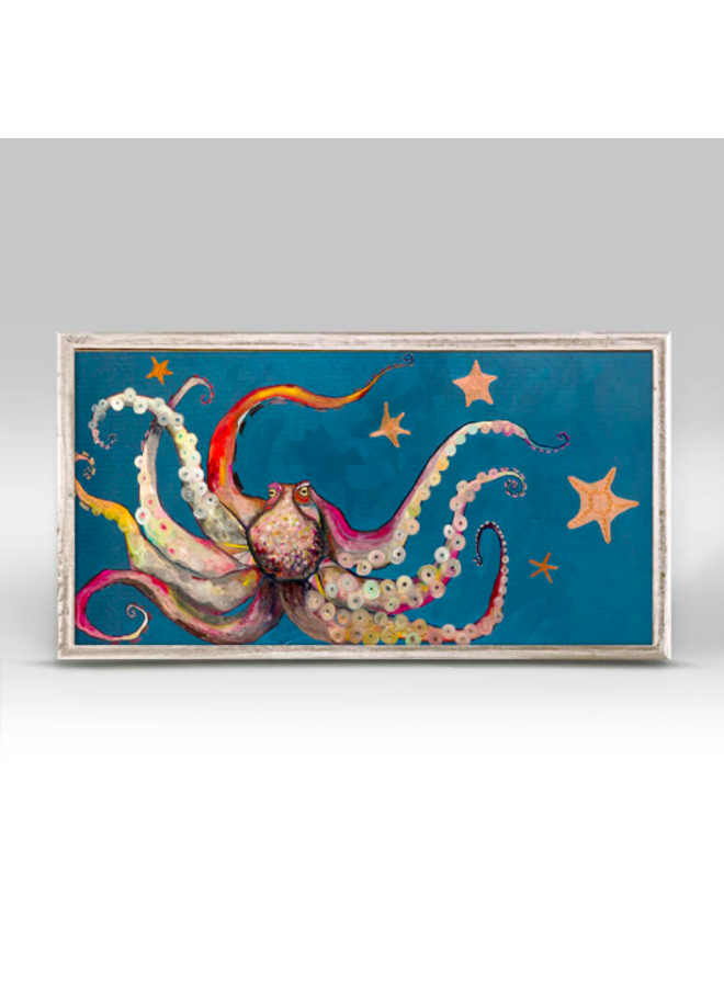 Octopus & Starfish 10x5 Canvas Wall Art