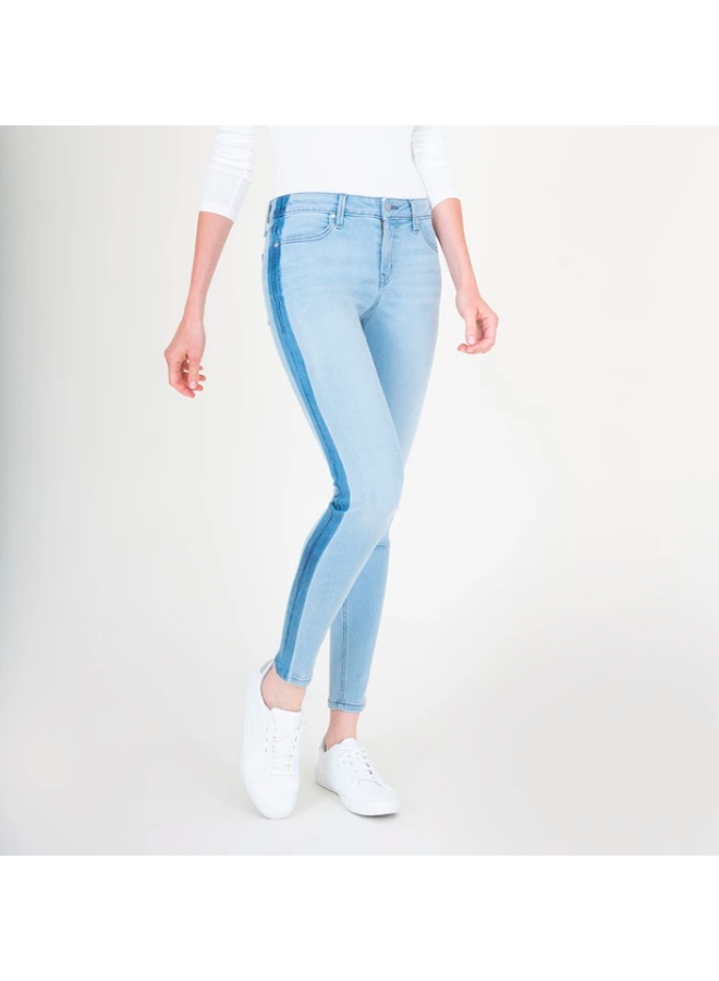 Midrise Janice Skinny Jeans - 2 Tone Denim by Level 99