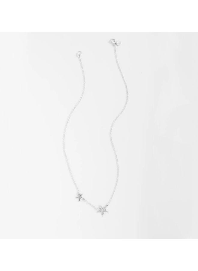 Super Star Silver Necklace - by Gorjana