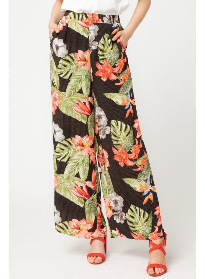 High Waisted Tropical Pants By Entro