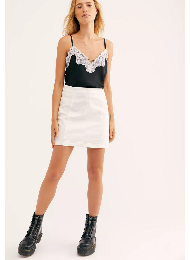 Off White Modern Femme Skirt - by Free People