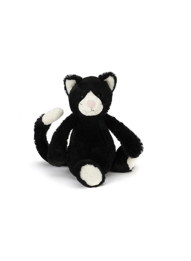 Jellycat - Bashful Black & White Cat Small