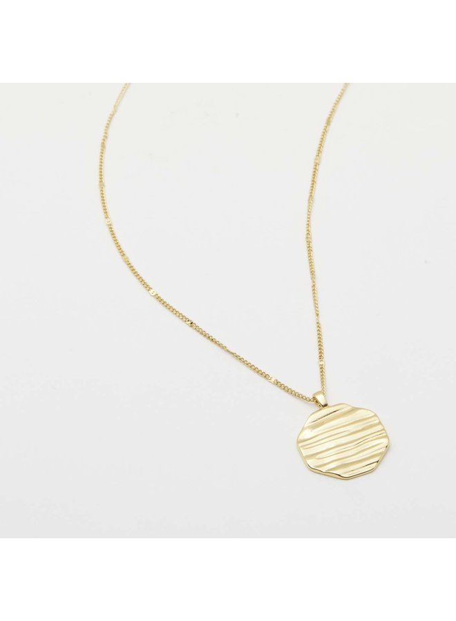 Sunset Coin Gold Necklace - by Gorjana