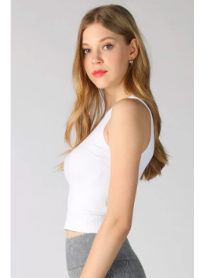 nikibiki ribbed crop top