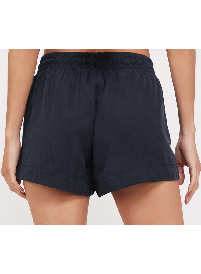 Tencel Drawstring Shorts by Wishlist - Navy
