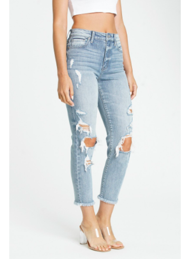 Tobi Super High Rise Crop Mom Jeans by Eunina - Eternal Youth