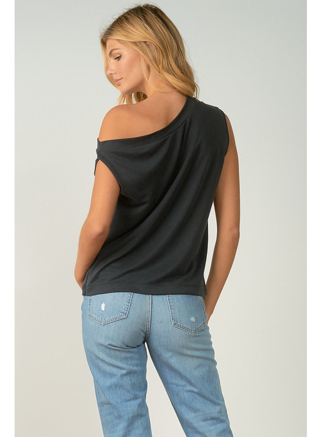 Slouchy shoulder top sales