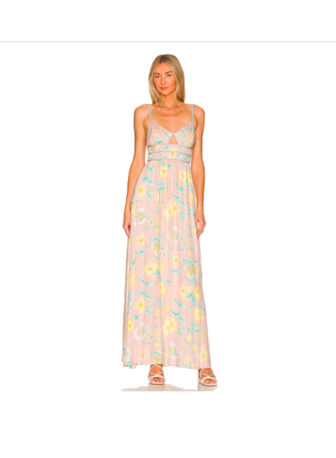 Wisteria Maxi Dress by Free People - Light Pastel Floral