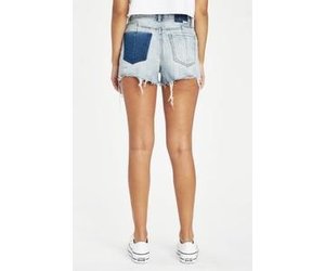 Troublemaker High Rise Jean Shorts by 