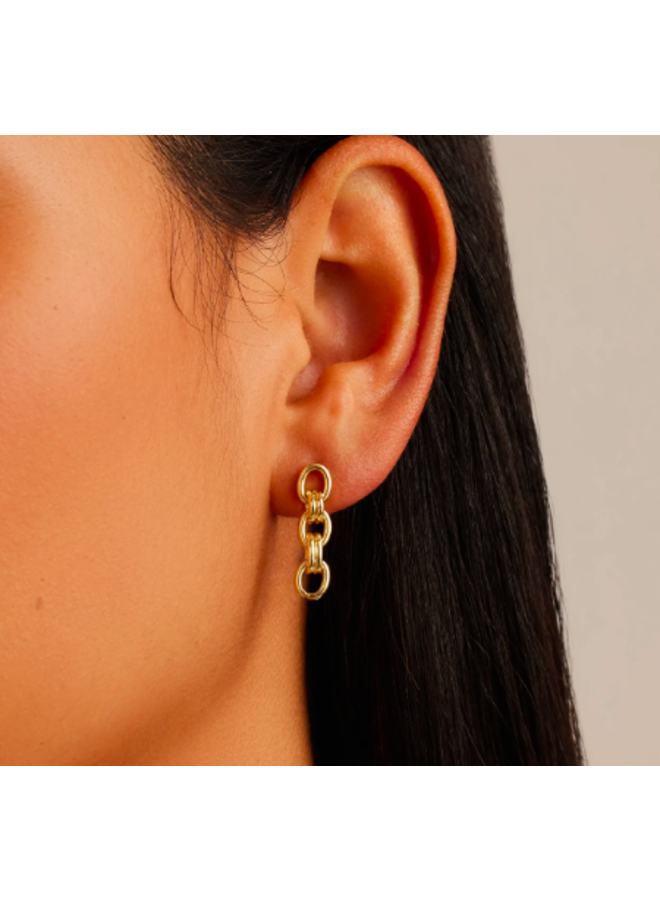 Reed Earrings - Gold