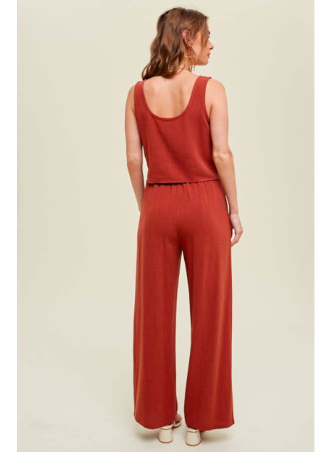 Can't Stop Red Linen Pants – Shop the Mint