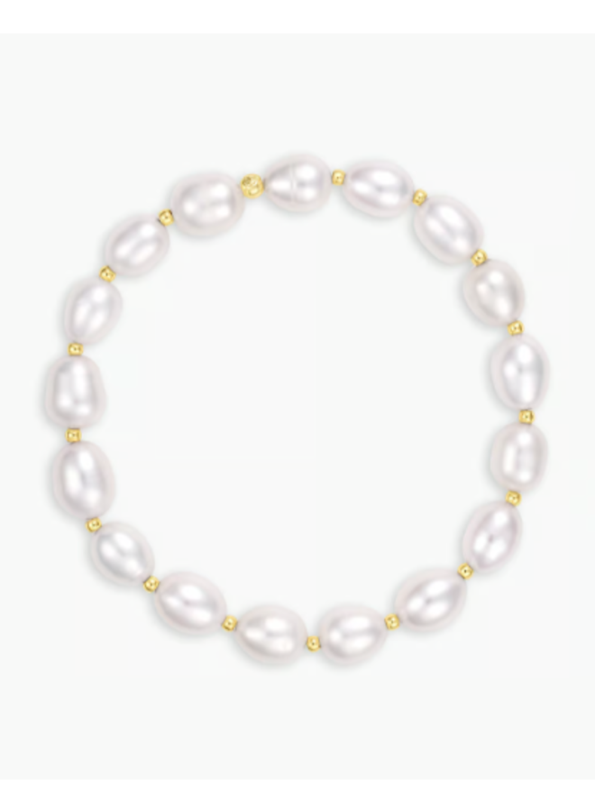 Phoebe Pearl Bracelet - Pearl Gold by Gorjana