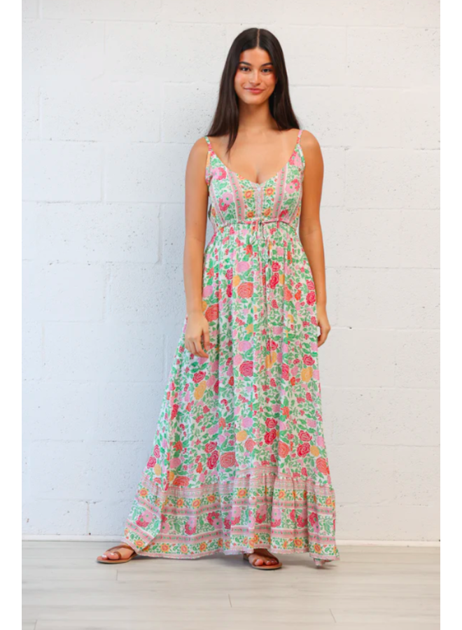 Lorelei Maxi Dress - Blanca Rosa Pink Floral