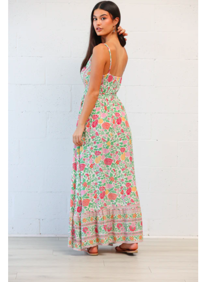 Lorelei Maxi Dress - Blanca Rosa Pink Floral