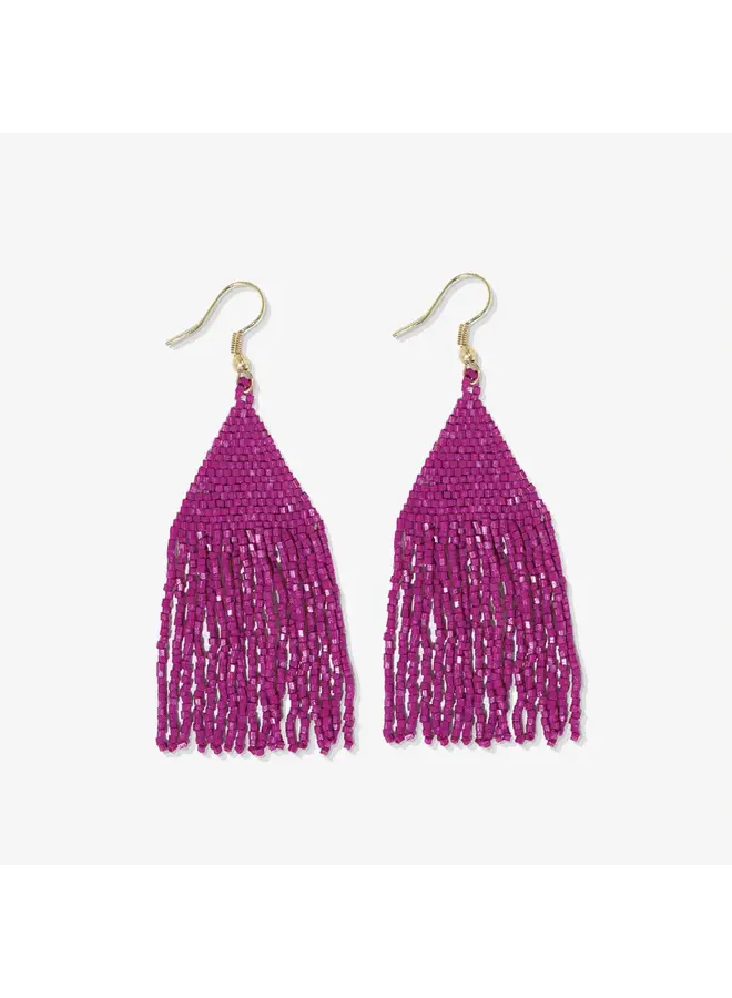 Ink and Alloy Magenta Earrings Ink and Alloy Magenta Earrings