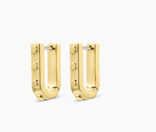 Asher Link Hoops - Gold - by Gorjana - Miss Monroe Boutique