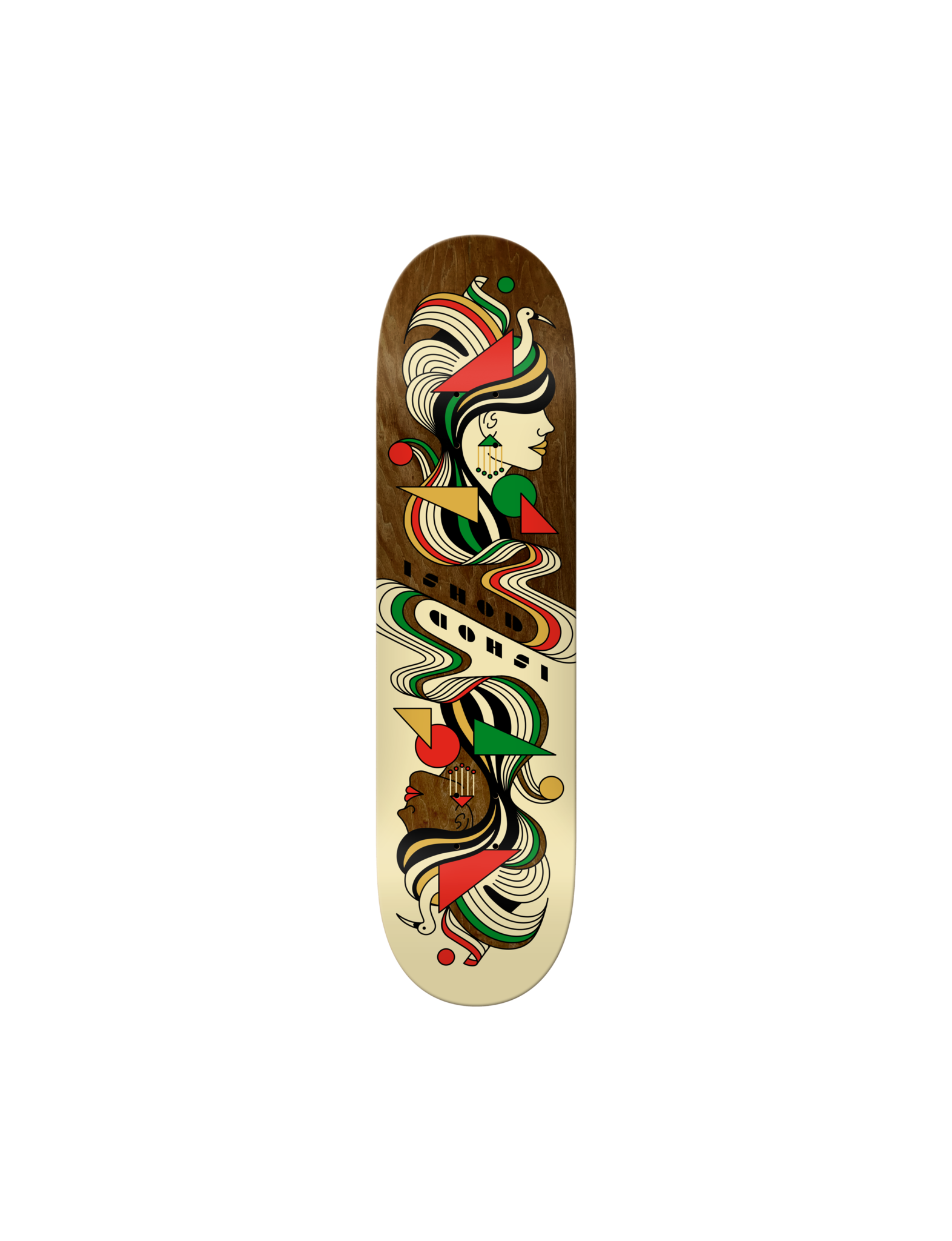 Real- 8.25 Ishod Wair Fowls Twintail Deck - Abstract Skateboarding