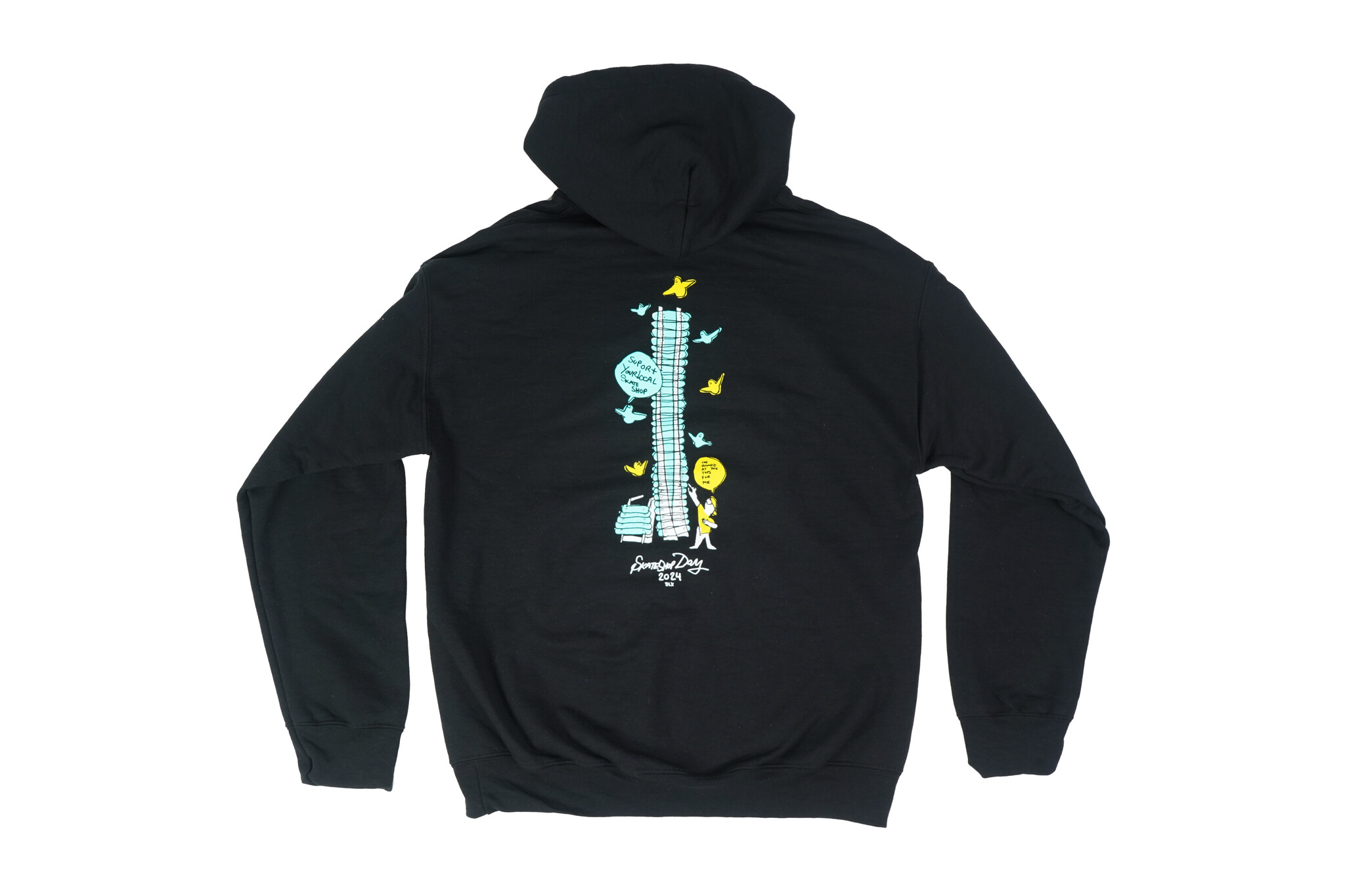 Skateshop Day 2024 Gonz Deck Wall Hoodie - Abstract