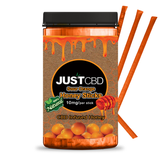 JUST CBD CBD HONEY STICKS - SOUR ORANGE - SINGLE
